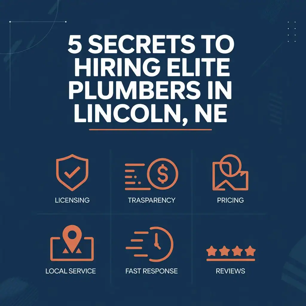 5 Secrets to Hiring Elite Plumbers in Lincoln, NE