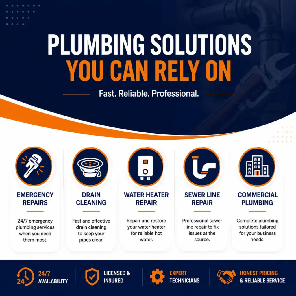 Trusted plumbers in Lincoln NE offering emergency repairs drain cleaning water heater repair sewer line repair and commercial plumbing services